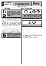 Preview for 11 page of Butler LIBRAK350 Instruction Manual