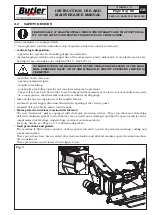 Предварительный просмотр 8 страницы Butler NAV51.15 Instruction Manual