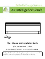 Предварительный просмотр 1 страницы Butterfly Energy System Air Intelligence Series BESM-09AI2X User Manual And Installation Manual