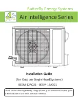 Предварительный просмотр 1 страницы Butterfly Energy System BESM-12AO21 Installaton Manual