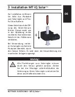 Предварительный просмотр 9 страницы Büttner Elektronik MT iQ Solar Pro Instruction Manual