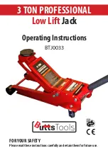 Предварительный просмотр 1 страницы Butts Tools BTJ0033 Operating Instructions