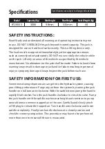 Preview for 2 page of Butts Tools BTJ0033 Operating Instructions