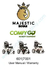 Buvan Majestic ComfyGo 601-7001 User Manual preview