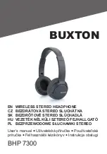 BUXTON BHP 7300 User Manual предпросмотр