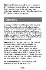 Предварительный просмотр 7 страницы BUXTON BHP 9800 User Manual