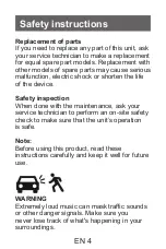 Preview for 4 page of BUXTON BTW 3300 User Manual