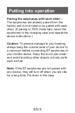 Preview for 9 page of BUXTON BTW 3300 User Manual