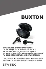 BUXTON BTW 5800 User Manual предпросмотр