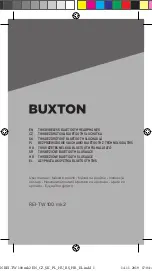 BUXTON REI-TW 100 mk2 User Manual preview