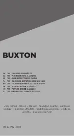 Предварительный просмотр 1 страницы BUXTON REI-TW 200 User Manual