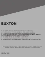 Preview for 1 page of BUXTON REI-TW 400 User Manual