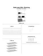 Buy Rack Stationary Wire Shelving Assembly Instructions предпросмотр