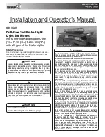 Preview for 1 page of Buyers Products Company 8895560 Installation And Operator'S Manual