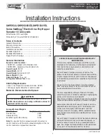 Buyers Salt Dogg SHPE1500 Installation Instructions Manual preview