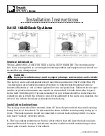 Preview for 1 page of Buyers Truck Star BA102 Installation Instructions