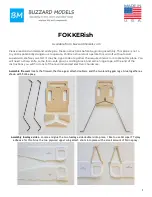 Buzzard Models FOKKERish Assembly Instructions Manual предпросмотр