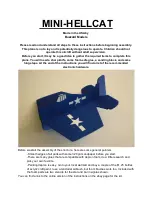 Buzzard Models MINI-HELLCAT Manual предпросмотр