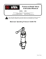 Preview for 1 page of BVA Hydraulics CVR3 Instruction Manual