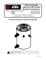 Preview for 8 page of BVA Hydraulics HD20006 Instruction Manual