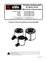 Preview for 17 page of BVA Hydraulics HL10002 Instruction Manual