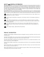 Preview for 2 page of BVA Hydraulics HNS105 Operating Instructions Manual