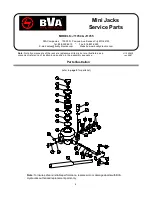 Preview for 4 page of BVA Hydraulics J11050 Instruction Manual