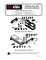 Preview for 1 page of BVA Hydraulics J50040 Instruction Manual