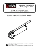 Предварительный просмотр 9 страницы BVA Hydraulics P240L Instruction Manual