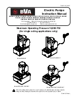 Предварительный просмотр 1 страницы BVA Hydraulics PE0501T Instruction Manual