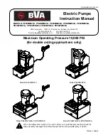 Предварительный просмотр 1 страницы BVA Hydraulics PE30M4N01A Instruction Manual