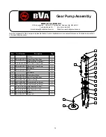 Предварительный просмотр 14 страницы BVA Hydraulics PE30M4N01A Instruction Manual