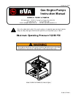 BVA Hydraulics PG5505 Instruction Manual preview