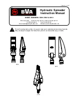 Preview for 1 page of BVA Hydraulics SR05 Instruction Manual