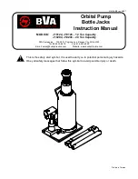 BVA J10124 Instruction Manual предпросмотр