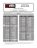 Preview for 8 page of BVA P8701 Instruction Manual