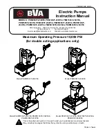 BVA PEM0501T Instruction Manual preview