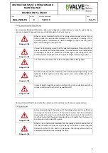 Предварительный просмотр 5 страницы Bvalve BV2506 Series Installation, Operation, Maintenance And Storage