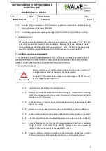 Предварительный просмотр 6 страницы Bvalve BV2506 Series Installation, Operation, Maintenance And Storage