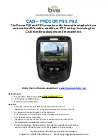 BVE PRECOR P80 Manual preview