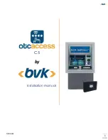 Предварительный просмотр 1 страницы bvk otcaccess C5 Installation Manual