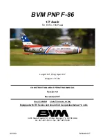 Предварительный просмотр 1 страницы BVM PNP F-86 Construction And Operating Manual