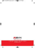 Предварительный просмотр 20 страницы BVN BSC User Manual