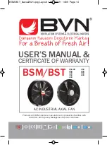 Предварительный просмотр 13 страницы BVN BSM 250 User Manual & Certificate Of Warranty