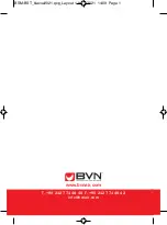 Предварительный просмотр 24 страницы BVN BSM 250 User Manual & Certificate Of Warranty