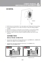 Предварительный просмотр 17 страницы BVN BSMS 250 User Manual & Certificate Of Warranty