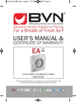 Предварительный просмотр 13 страницы BVN EA 1010 User Manual & Certificate Of Warranty