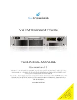 BW Broadcast TX V2 Technical Manual предпросмотр