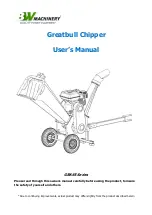 BW Machinery Greatbull GBK65 Series User Manual preview