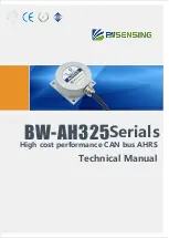 Предварительный просмотр 1 страницы BW SENSING BW-AH325 Serias Technical Manual